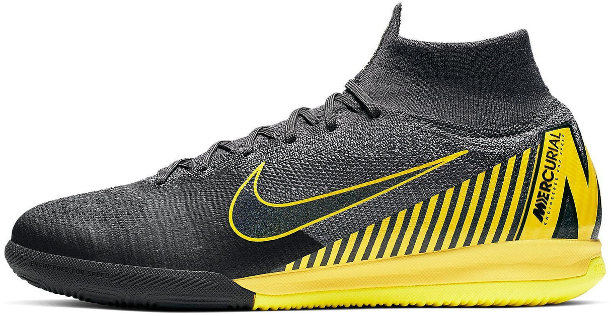 Nike Superflix 6 Elite IC Indoor Men's Soccer Shoes - Thunder Grey/Black - Best Buy Soccer
