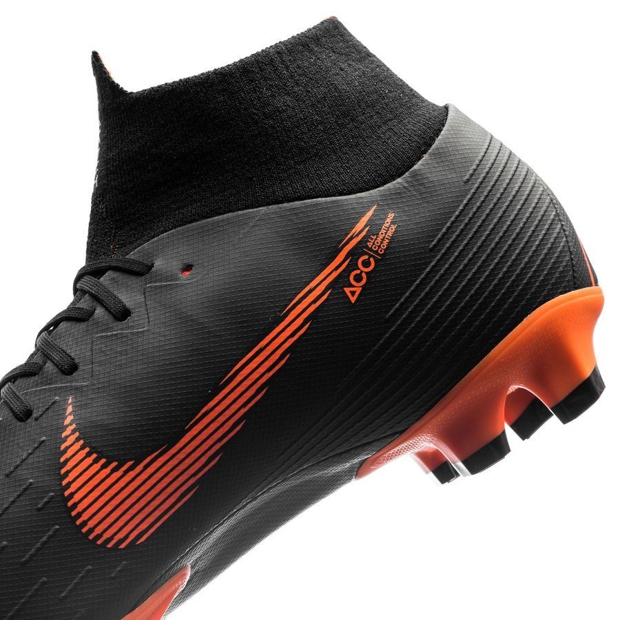 Nike Superfly 6 Pro FG Firm Ground Men's Soccer Cleats - Black/Total Orange - Best Buy Soccer