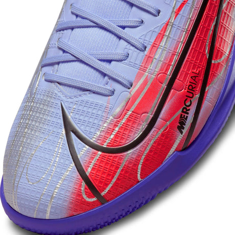 Nike Superfly 8 Academy KM IC Indoor Soccer Shoes - Light Thistle/Metallic Silver - Best Buy Soccer