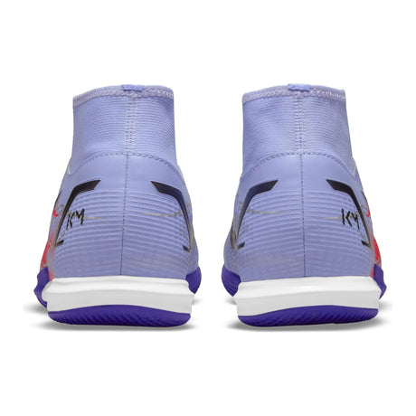 Nike Superfly 8 Academy KM IC Indoor Soccer Shoes - Light Thistle/Metallic Silver - Best Buy Soccer