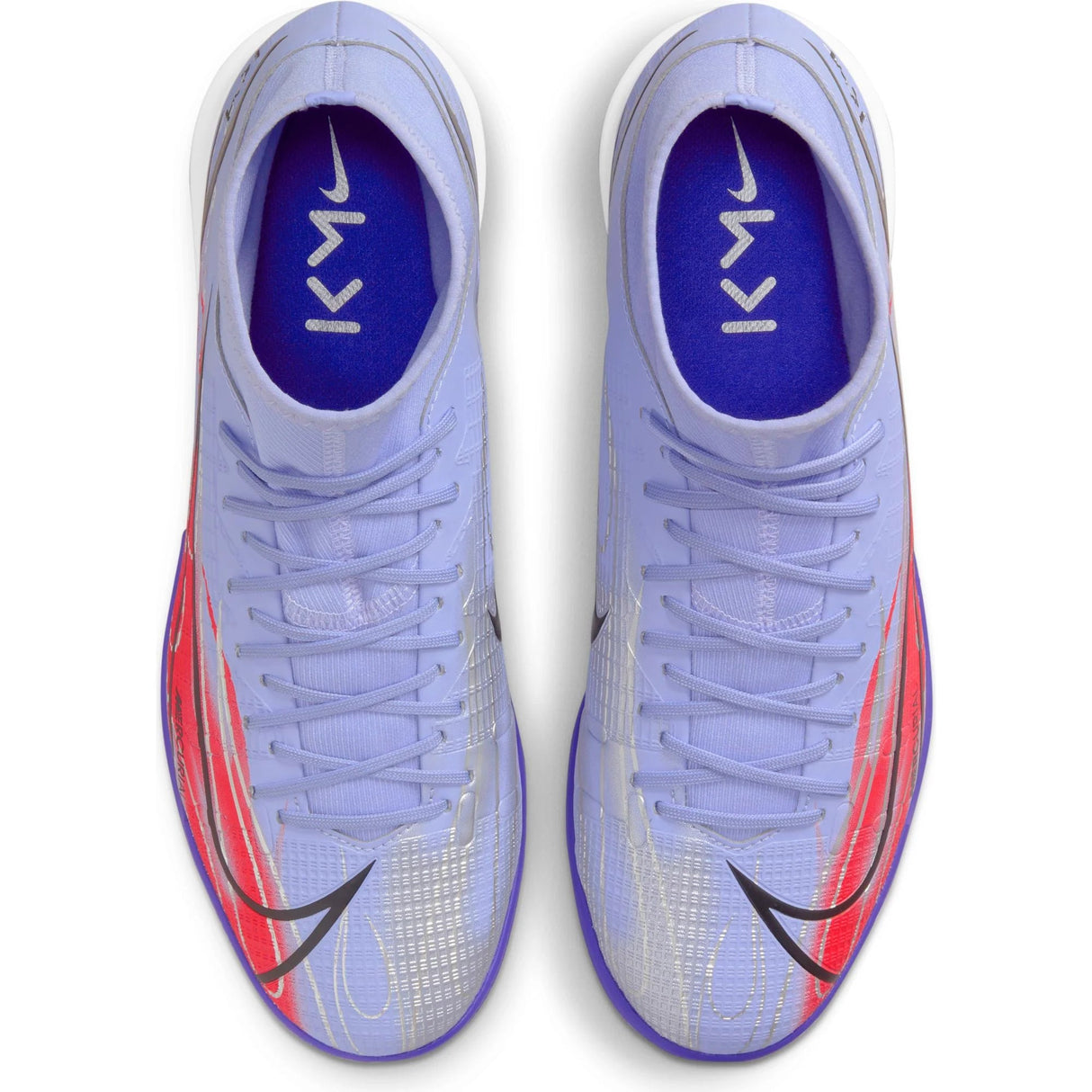 Nike Superfly 8 Academy KM IC Indoor Soccer Shoes - Light Thistle/Metallic Silver - Best Buy Soccer