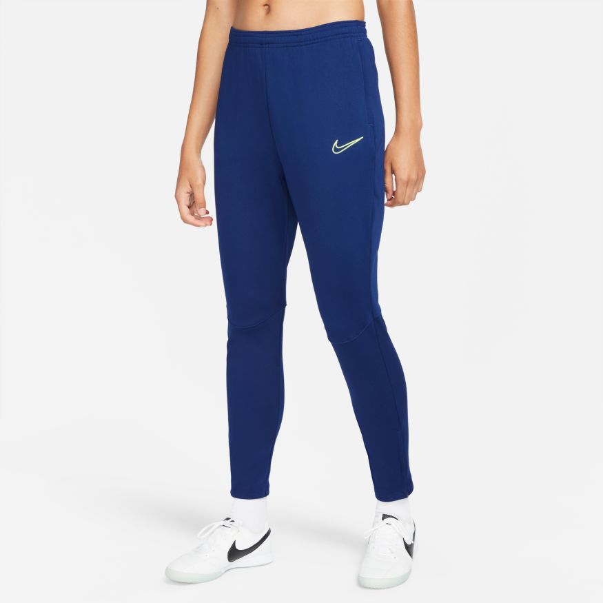 Nike Therma-FIT Academy Winter Warrior Women's Knit Soccer Pants - Blue Void/Volt - Best Buy Soccer