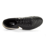 Nike Tiempo Genio II Leather FG Firm Groun Soccer Cleats - Black/White - Best Buy Soccer