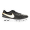 Botas de fútbol para césped firme Nike Tiempo Genio II de cuero FG - Negro/Blanco