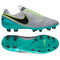 Botas de fútbol Nike Tiempo Genio II Leather FG para terreno firme - Gris/Negro/Jade claro