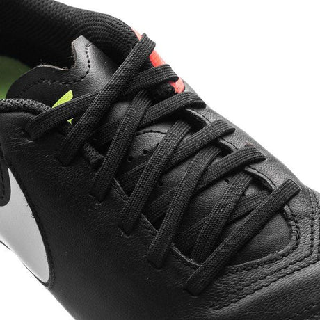 Nike Tiempo Genio II Leather (FG) Men's Firm - Ground Football Boot Black/White/Orange - Best Buy Soccer