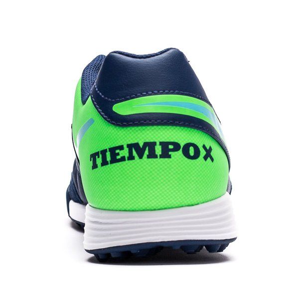 Nike Tiempo Genio Leather II TF Turf Soccer Cleats - Coastal Blue/Green - Best Buy Soccer
