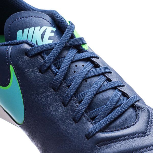 Nike Tiempo Genio Leather II TF Turf Soccer Cleats - Coastal
