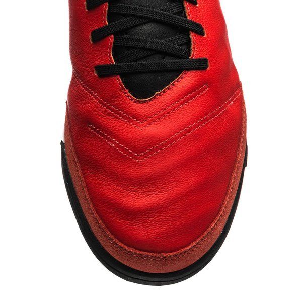 Nike Tiempo Genio Leather II TF Turf Soccer Cleats - Light Crimson/Metallic Silver - Best Buy Soccer