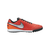 Nike Tiempo Genio Leather II TF Turf Soccer Cleats - Light Crimson/Metallic Silver - Best Buy Soccer