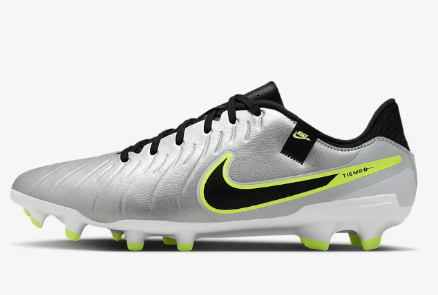 Nike Tiempo Legend 10 Academy FG Firm Ground Silver - Best Buy Soccer