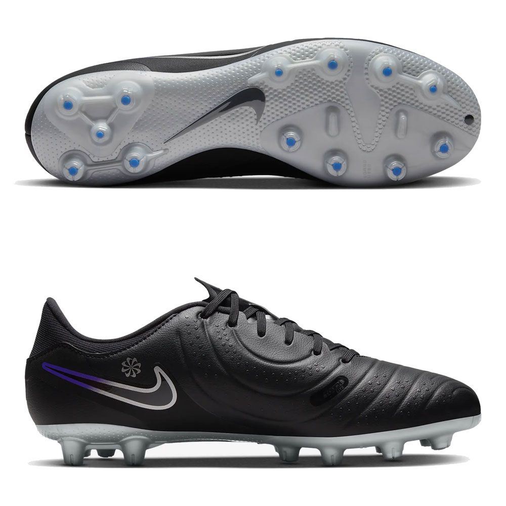 Nike Tiempo Legend 10 Academy Firm Ground Soccer Cleats Black/Hyper Royal/Chrome - Best Buy Soccer