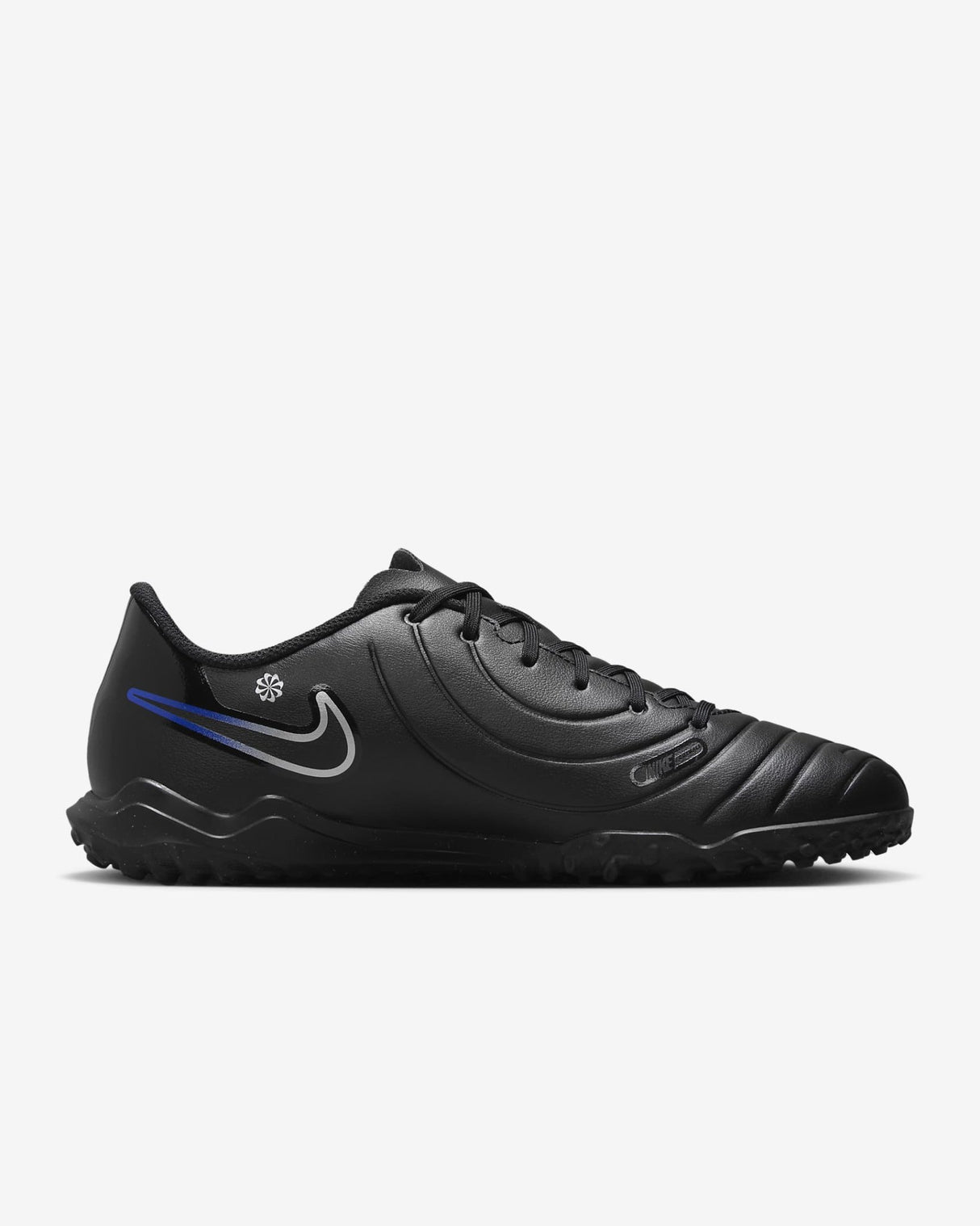 Nike Tiempo Legend 10 Club TF Turf Football Boots Black/Hyper Royal/Chrome - Best Buy Soccer