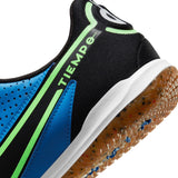 Nike Tiempo Legend 9 Academy IC Indoor Soccer Shoes - Blue/Black/Lime - Best Buy Soccer