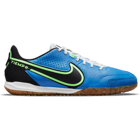 Nike Tiempo Legend 9 Academy IC Indoor Soccer Shoes - Blue/Black/Lime - Best Buy Soccer