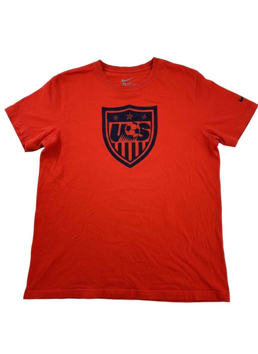 Nike USA Crest Basic Core Cotton Tee - Red/Navy - Best Buy Soccer