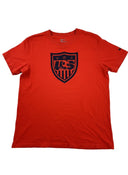 Nike USA Crest Basic Core Cotton Tee - Red/Navy - Best Buy Soccer