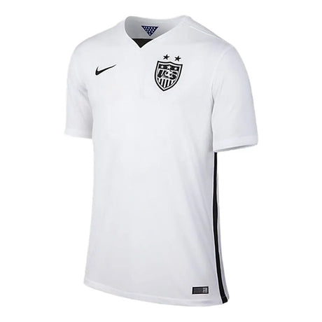 Nike USMNT 15 Stadium Home Youth Jersey - White/Black - Best Buy Soccer