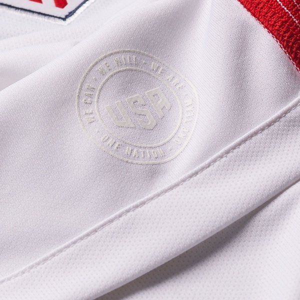 Nike USMNT 16 Stadium Home Men's Jersey - White/Blue - Best Buy Soccer