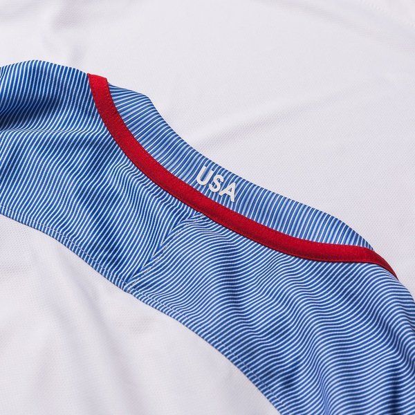 Nike USMNT 16 Stadium Home Men's Jersey - White/Blue - Best Buy Soccer