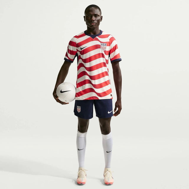 Nike USMNT Match Home Men's Soccer Jersey 2026 - White/Red/Blue - Best Buy Soccer