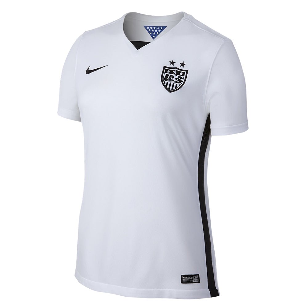 Nike USWNT 2015 Stadium Home Women's Jersey - White/Black - Best Buy Soccer