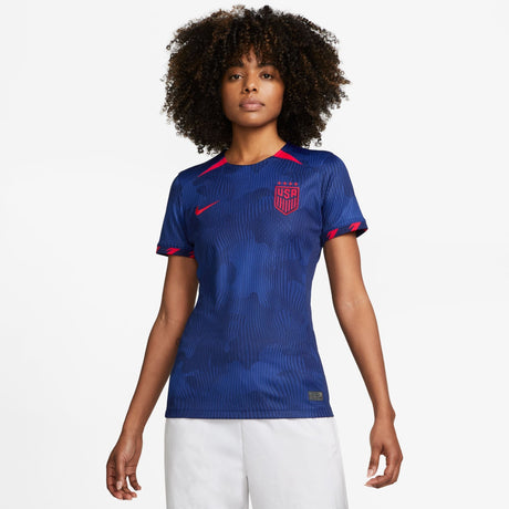 Nike USWNT 2023 Stadium Away Women's Jersey - Royal/Navy/Red - Best Buy Soccer