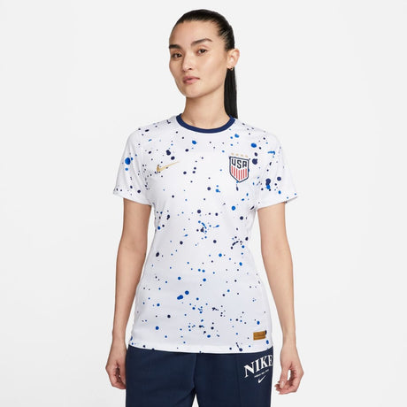Nike USWNT 2023 Stadium Away Women's Jersey - White/Navy/Gold - Best Buy Soccer