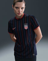 Nike USWNT 2025 Stadium Away Women's Jersey - Obsidian/Challenge Red/Challenge - Best Buy Soccer