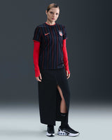 Nike USWNT 2025 Stadium Away Women's Jersey - Obsidian/Challenge Red/Challenge - Best Buy Soccer