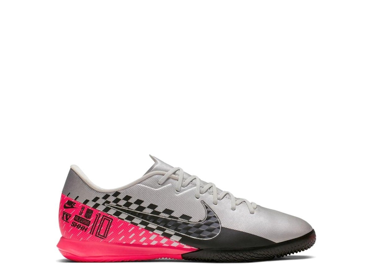 Nike Vapor 13 Academy NJR IC Men's Soccer Shoes - Chrome/Black/Red - Best Buy Soccer