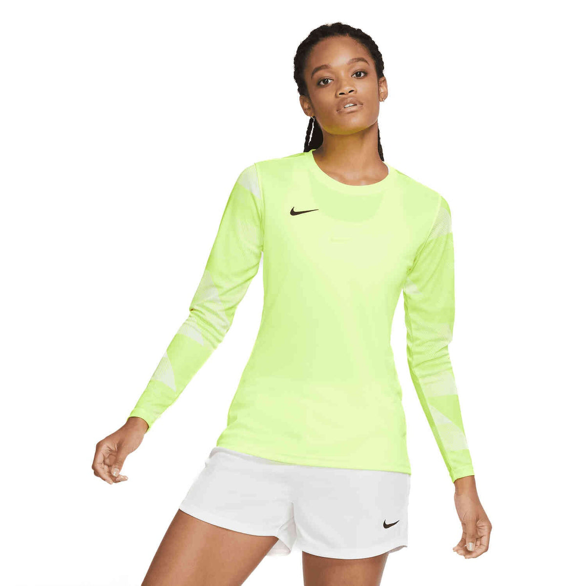 Nike Women's Dri Fit Park IV Goalkeeper Jersey Volt/White - Best Buy Soccer