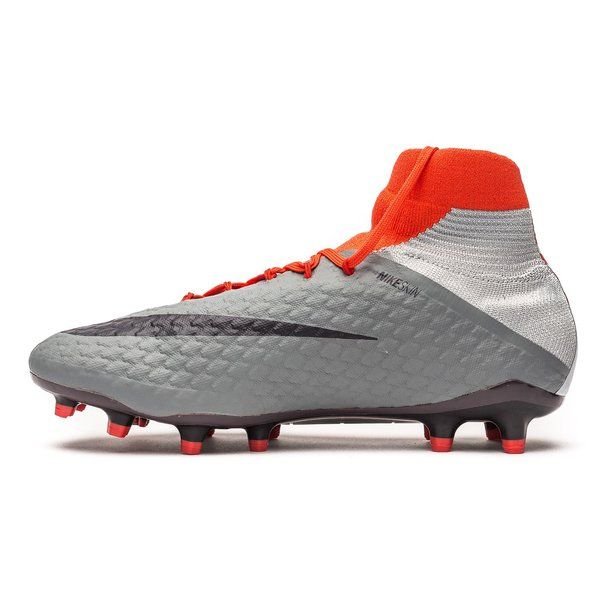Nike Women's Hypervenom Phatal III Dynamic Fit (FG) Firm - Ground Football Boot Grey/Purple/Orange - Best Buy Soccer