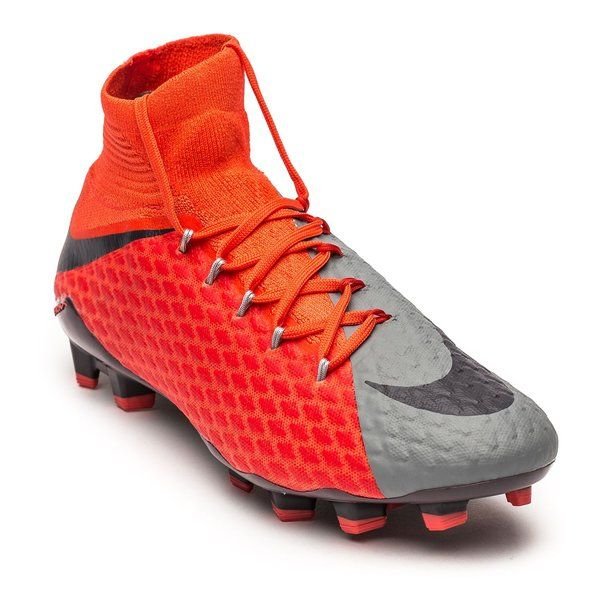 Nike Women's Hypervenom Phatal III Dynamic Fit (FG) Firm - Ground Football Boot Grey/Purple/Orange - Best Buy Soccer
