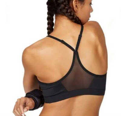 Nike Women's Light-Support Padded Sports Bra - Black - Best Buy Soccer