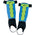 Espinilleras de fútbol Nike Charge para niños - Azul/Verde