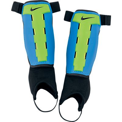 Nike Youth Charge Soccer Shin Guards - Blue/Green - Best Buy Soccer