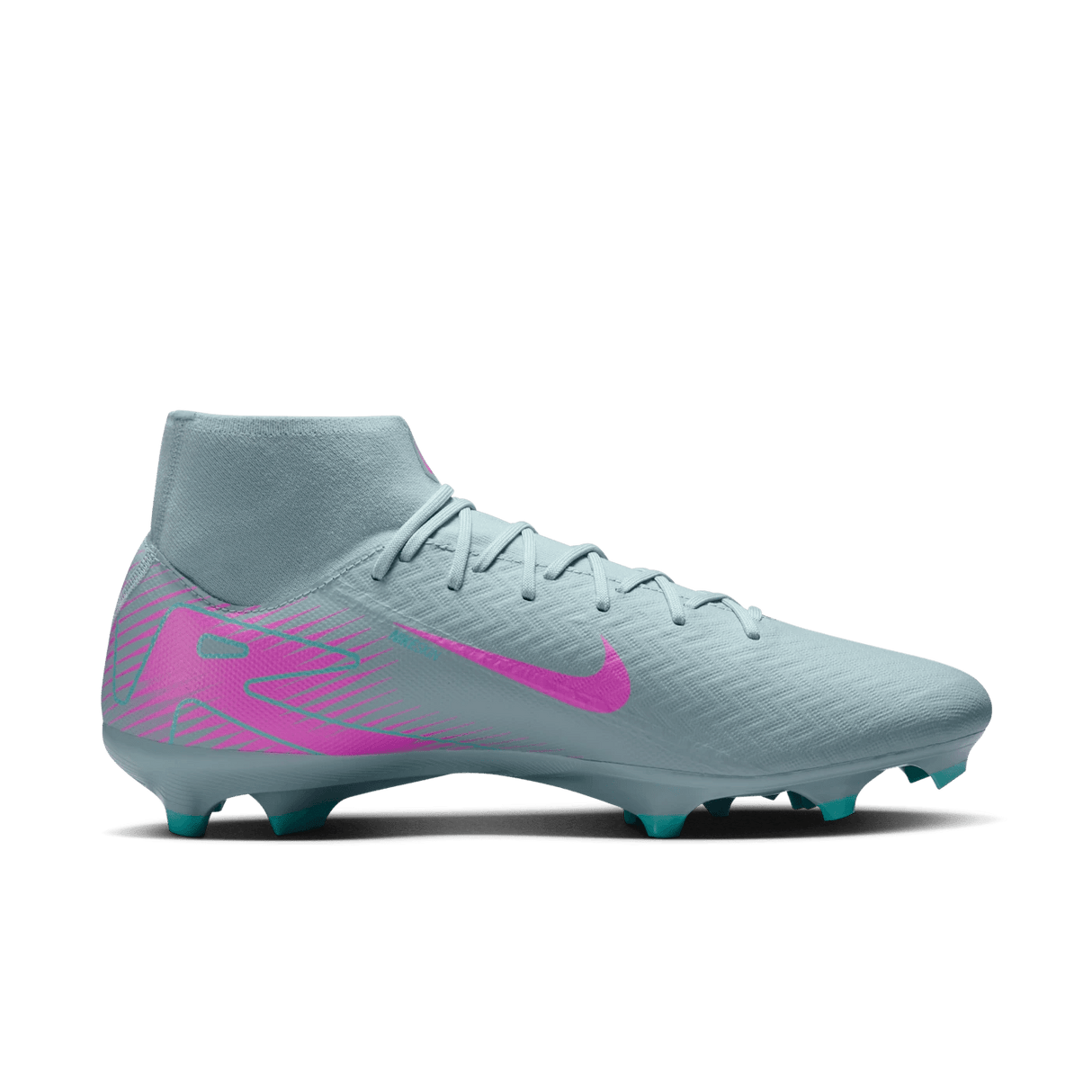 Nike Zoom Mercurial Superfly 10 Academy FG/MG Multi - Ground Football Boots Ocean Cube/Pink Blast - Best Buy Soccer