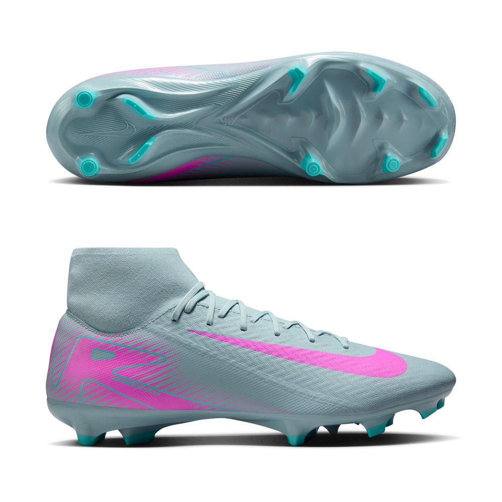 Nike Zoom Mercurial Superfly 10 Academy FG/MG Multi - Ground Football Boots Ocean Cube/Pink Blast - Best Buy Soccer
