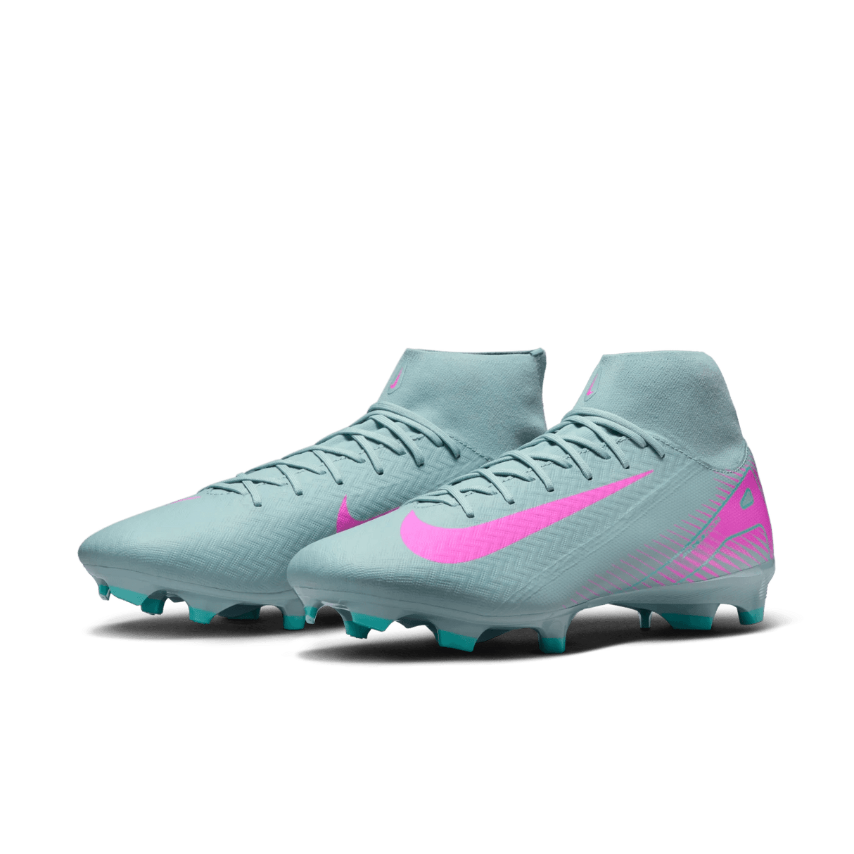 Nike Zoom Mercurial Superfly 10 Academy FG/MG Multi - Ground Football Boots Ocean Cube/Pink Blast - Best Buy Soccer