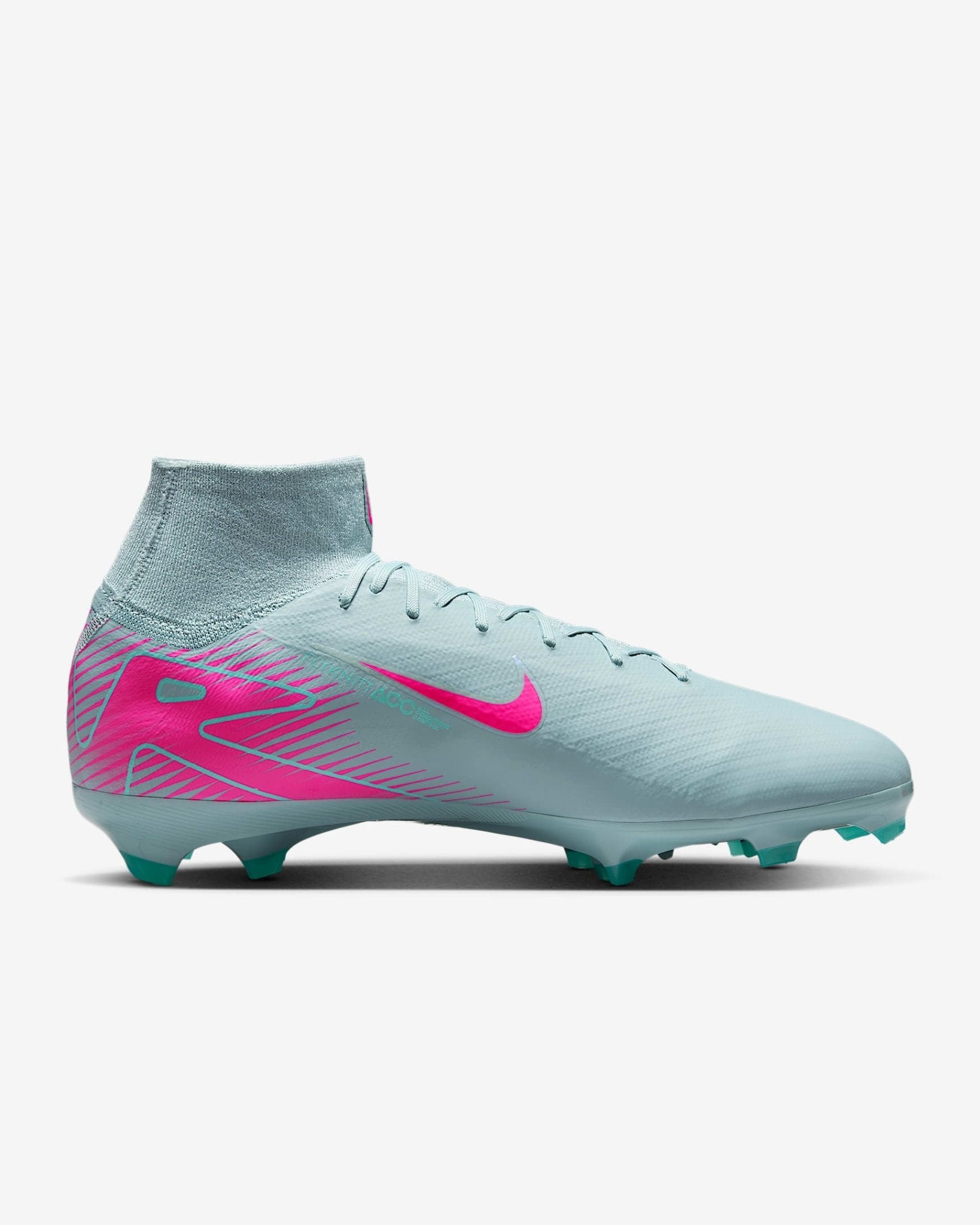 Nike Zoom Mercurial Superfly 10 Pro FG Firm Ground Soccer Cleats Ocean Cube/Pink Blast - Best Buy Soccer
