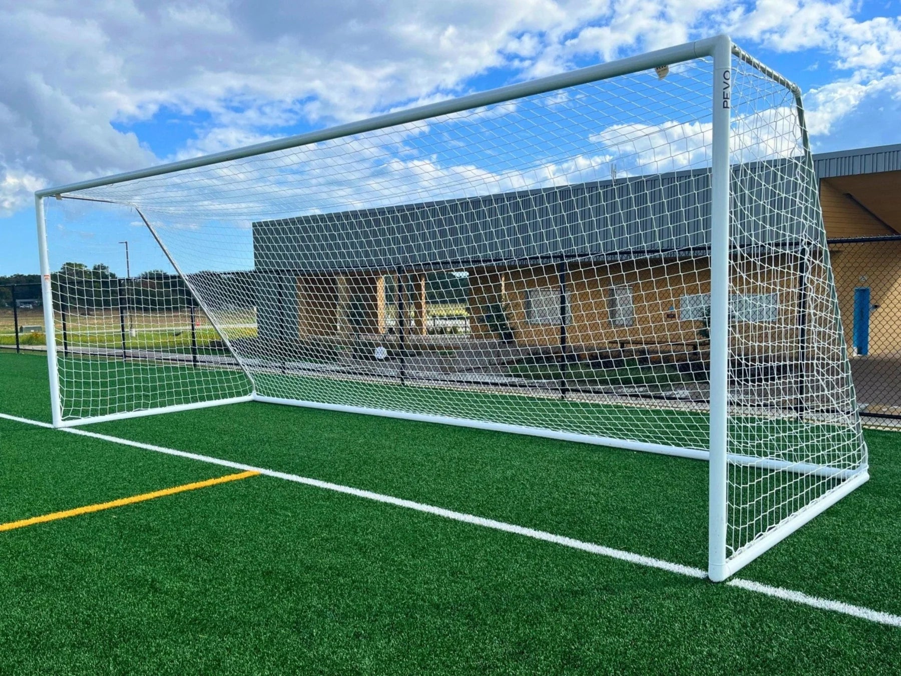 PEVO Park Series Full Size Soccer Goal - 8x24