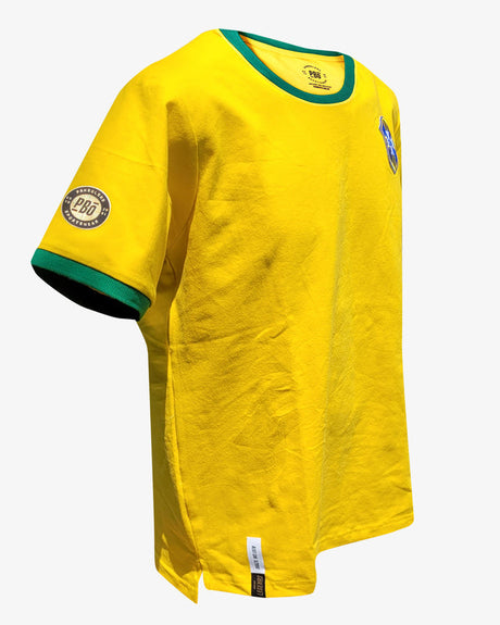Retro Brazil 1970 Jersey - Yellow