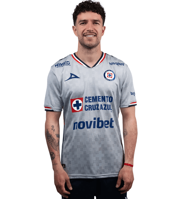 Pirma Cruz Azul Away Men's Soccer Jersey 25 - Grey/Navy - Best Buy Soccer