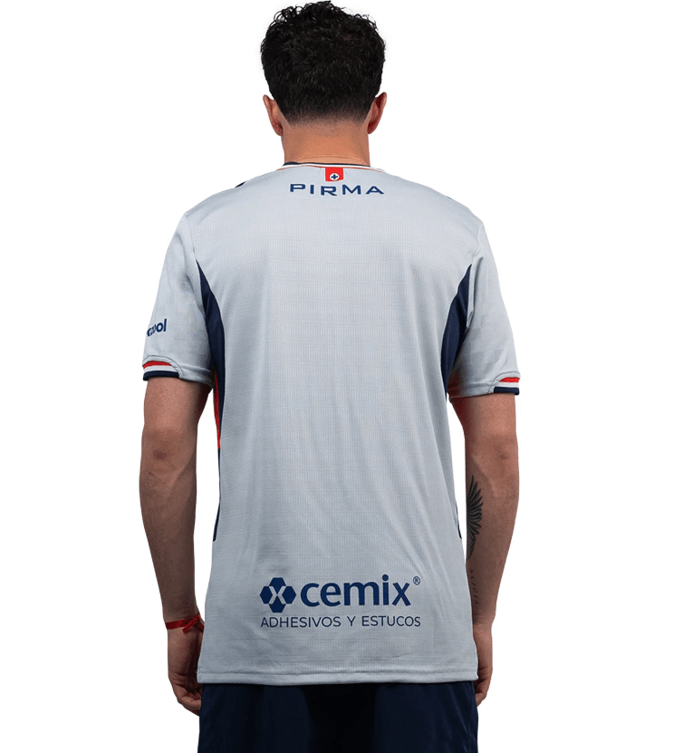 Pirma Cruz Azul Away Men's Soccer Jersey 25 - Grey/Navy - Best Buy Soccer