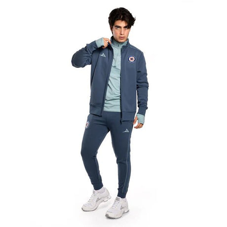 Pirma Cruz Azul Full Zipper Men's Soccer Jacket - Steel Blue - Best Buy Soccer