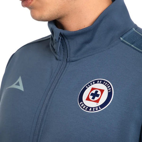 Pirma Cruz Azul Full Zipper Men's Soccer Jacket - Steel Blue - Best Buy Soccer