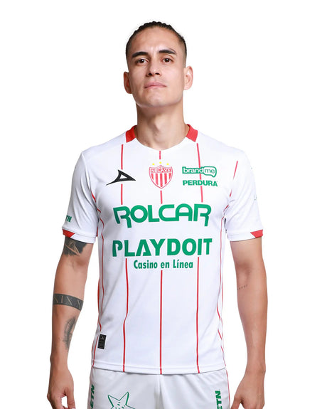 Pirma Necaxa Home Men's Soccer Jersey 25 - White/Red - Best Buy Soccer