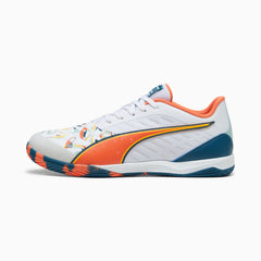 PUMA Ibero IV Creativity White/Turquoise Indoor Shoes