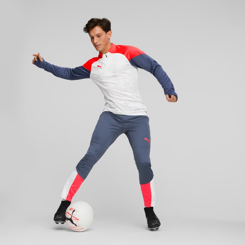 PUMA IndividualCUP 1/4 Zip Top White/Red/Blue